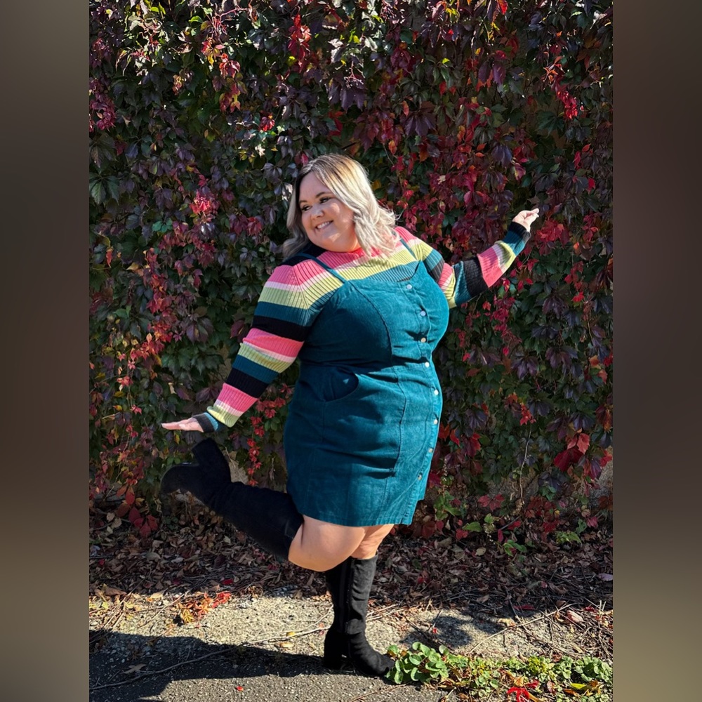 NWT City Chic Sweet Corduroy Dress